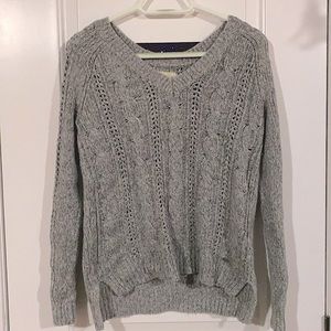 Hollister Small Women’s Grey Knitted Sweater/Cardigan